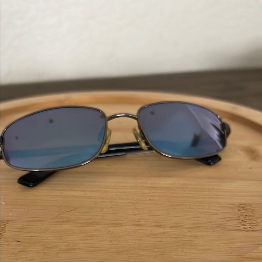 Revo Blue Aviator Sunglasses with Metallic Frame